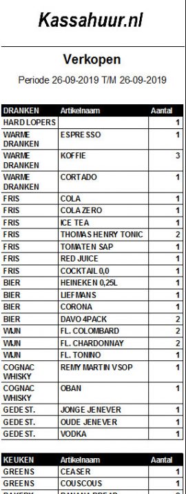 verkopen-rapport